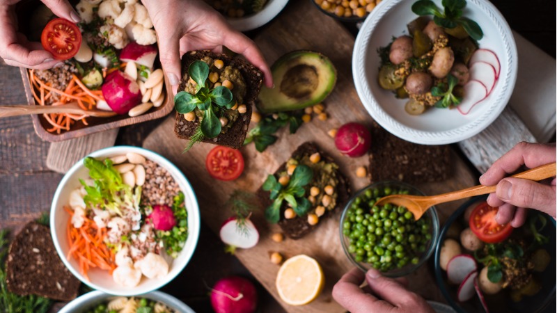 vegetarisch gezond variatie